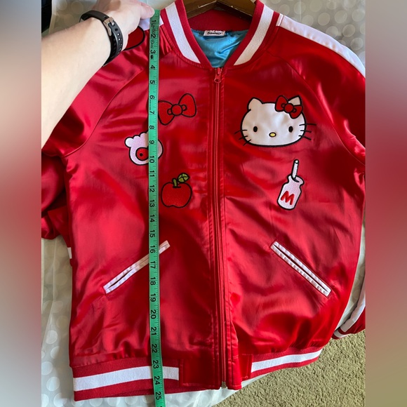 🚫SOLD🚫Sanrio Hello Kitty x Nylon Satin Bomber Jacket - Picture 9 of 10